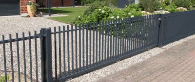 Completed Aluminum Fence