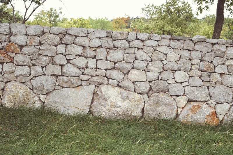 Stacked Stone Wall